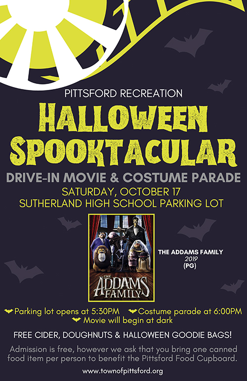 Halloween Spooktacular Drive-In Movie & Costume Parade