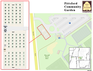 Pittsford Community Garden Map
