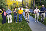 East Avenue Sidewalk Project Ribbon Cutting