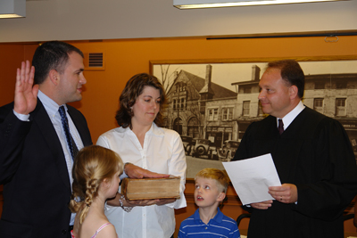 Jared Lusk sworn in as newest Town Board member
